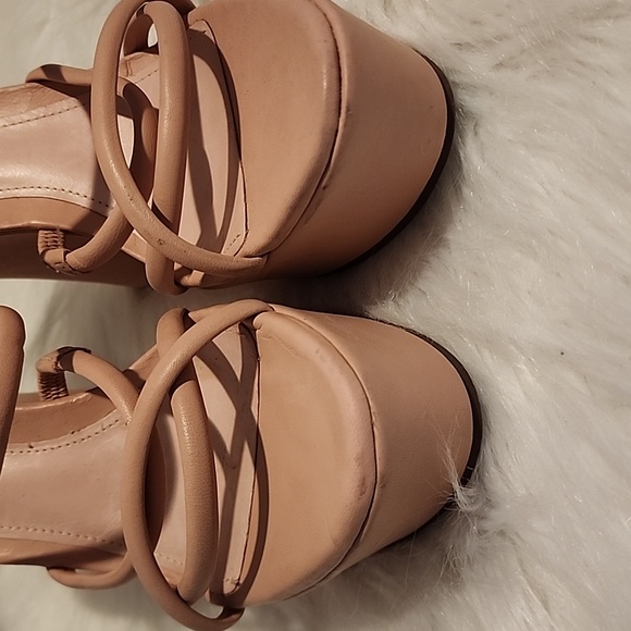 Schutz Cari Sweet Rose Platform Wedge Sandal SZ 9.5 - Picture 5 of 6